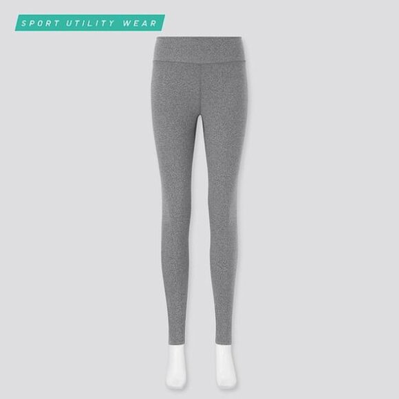 UNIQLO AIRism (S) UV Protection Soft Leggings 7/8 Smooth Soft No Side Seams - Sm - Picture 2 of 10